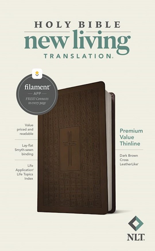 NLT Premium Value Thinline Bible Filament Edition